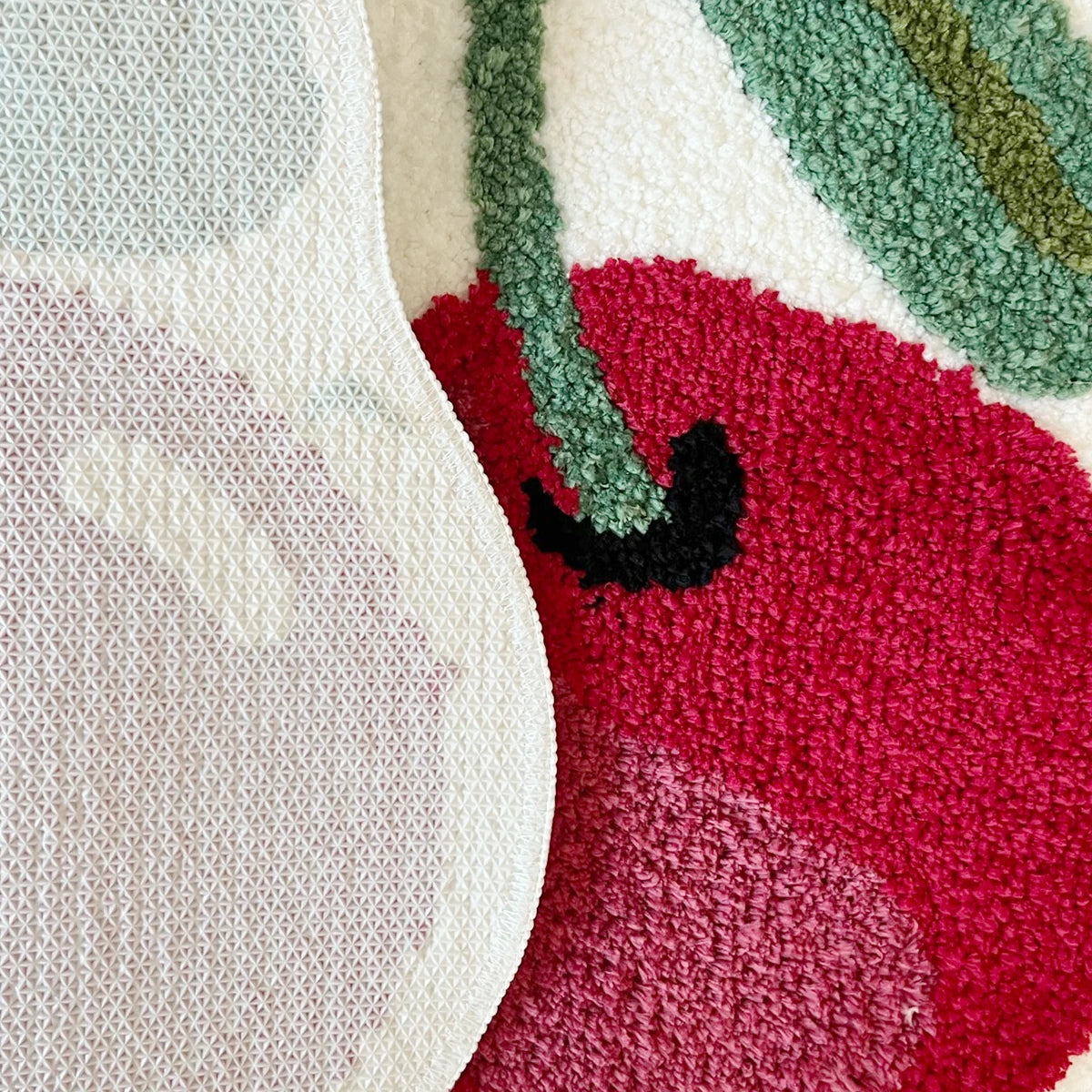 Retro Pink Cherry Rug