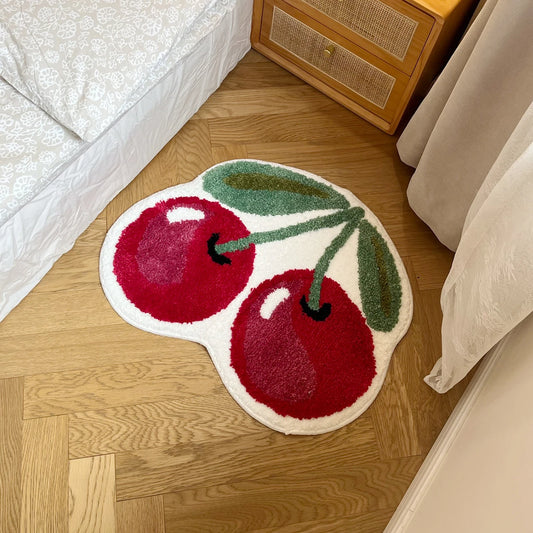 Retro Pink Cherry Rug
